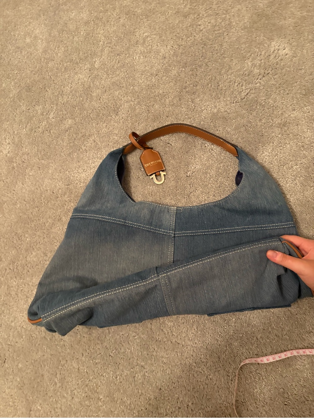 True Religion denim hobo jean pocket purse - Picture 4 of 8